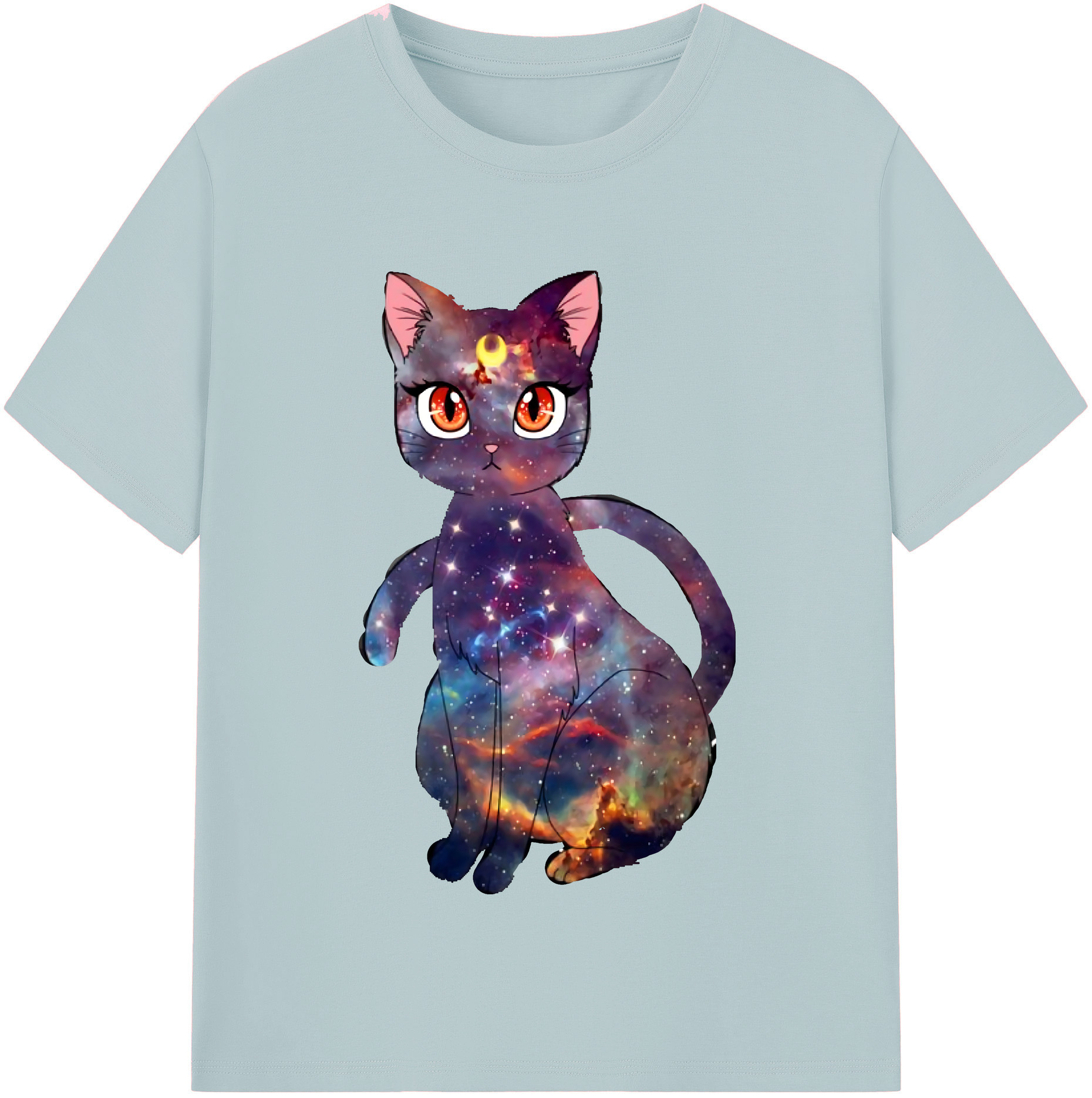 （画像用） 美少女戦士セーラームーン Sailor Moon 綿100％半袖Tシャツ（フロントプリント）